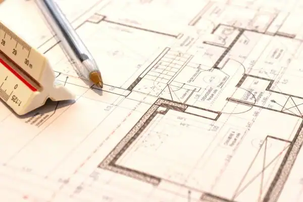 Image of architect Great Harwood drawings