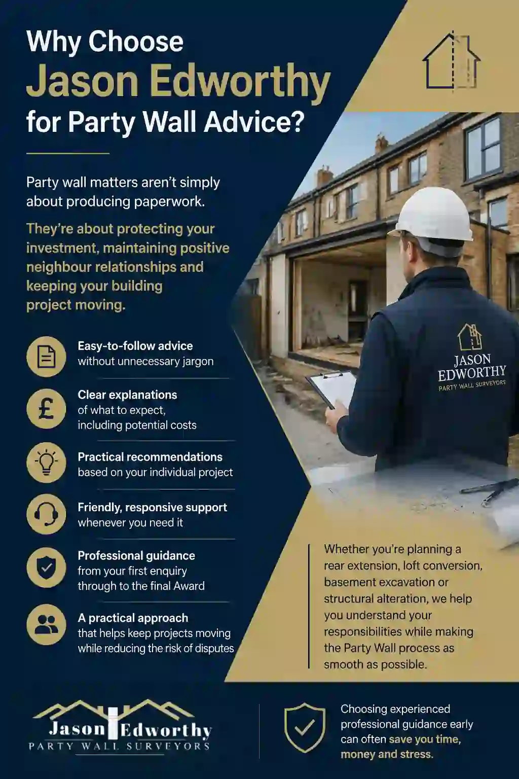 Why Choose Jason Edworthy for Party Wall Advice Great Harwood?